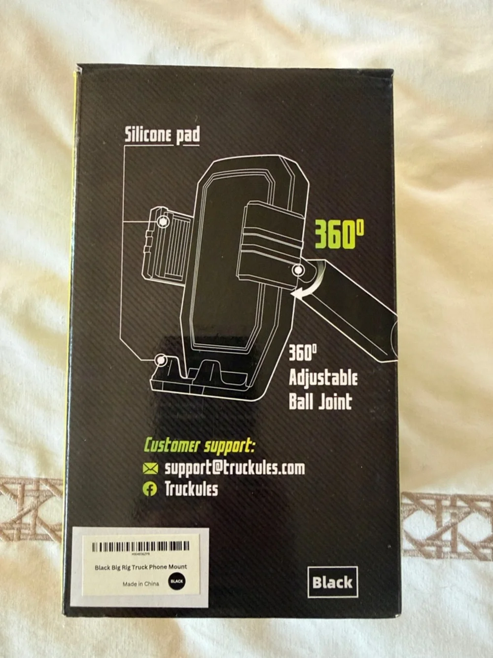 Brand New Truckules Cell Phone Mount for Truck Phone Holder for Truck Drivers